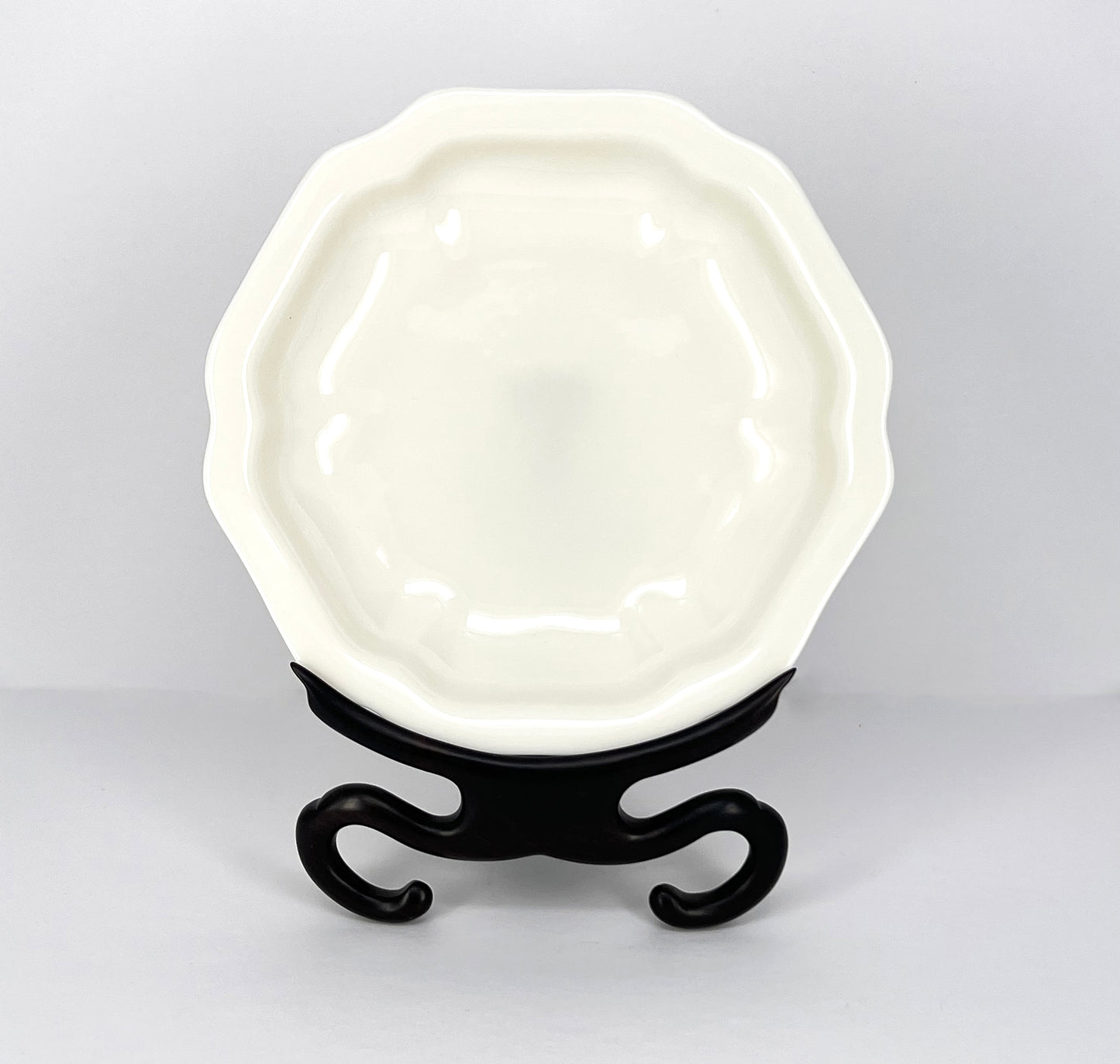 Xiaofangyao: Ivory Glaze Plate|晓芳窑:牙白赏盘