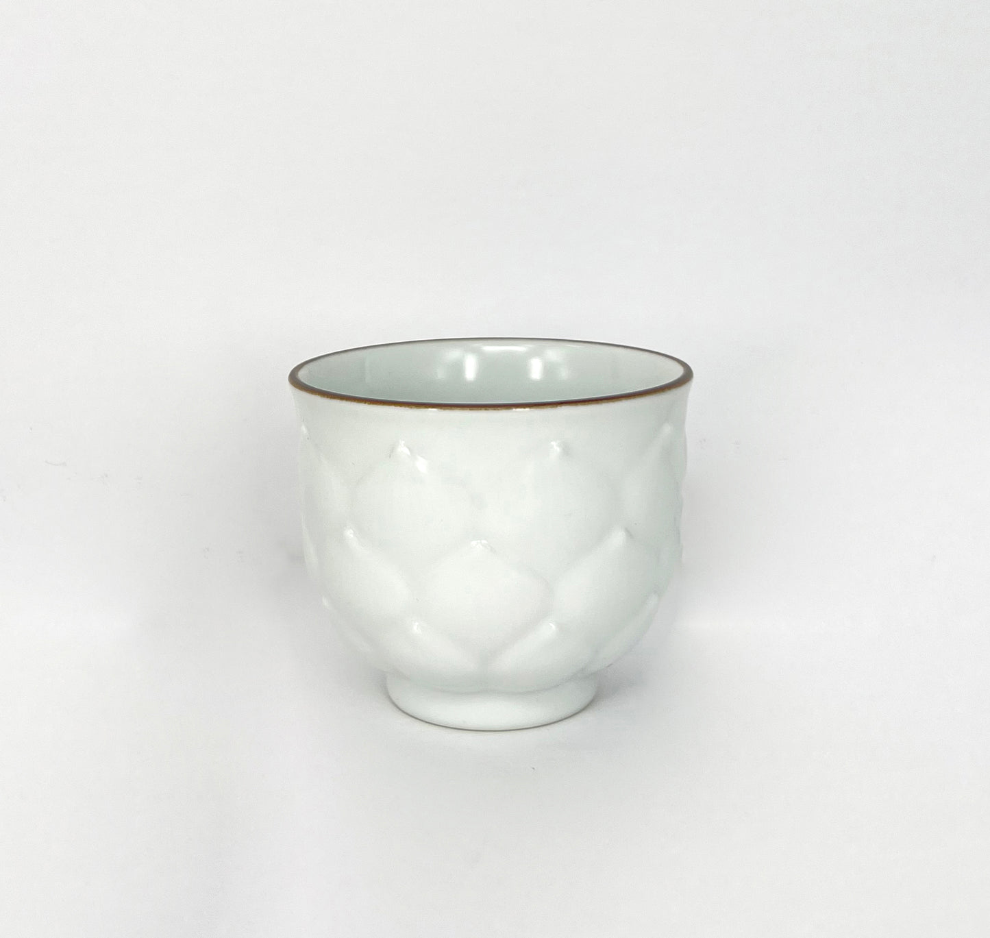 Chunfengxiangyu: White Lotus Relief Cup|春风祥玉:定白刻莲花杯