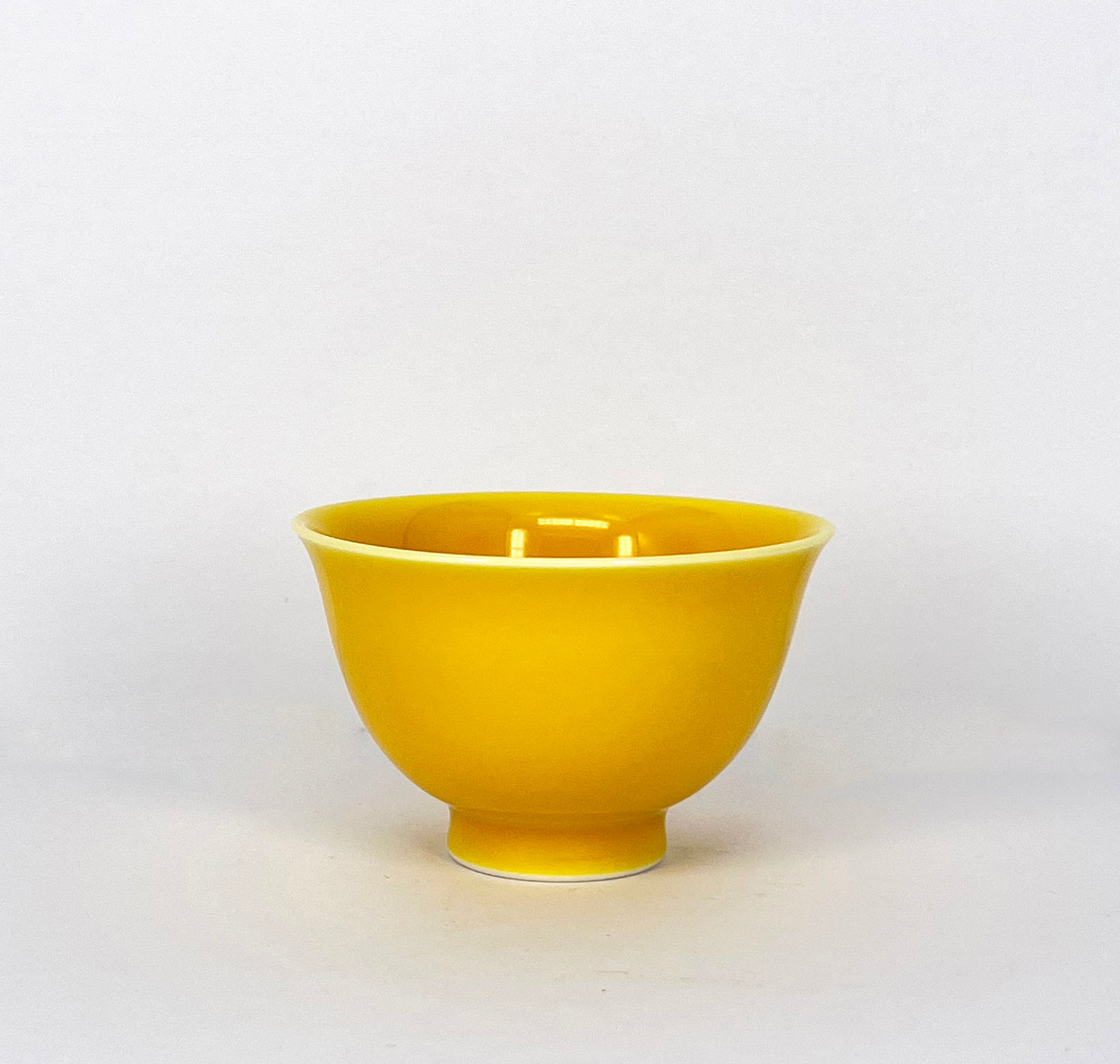 Xiaofangyao: Yellow Glaze Jade Tea Cup|晓芳窑:黄釉玉茗杯
