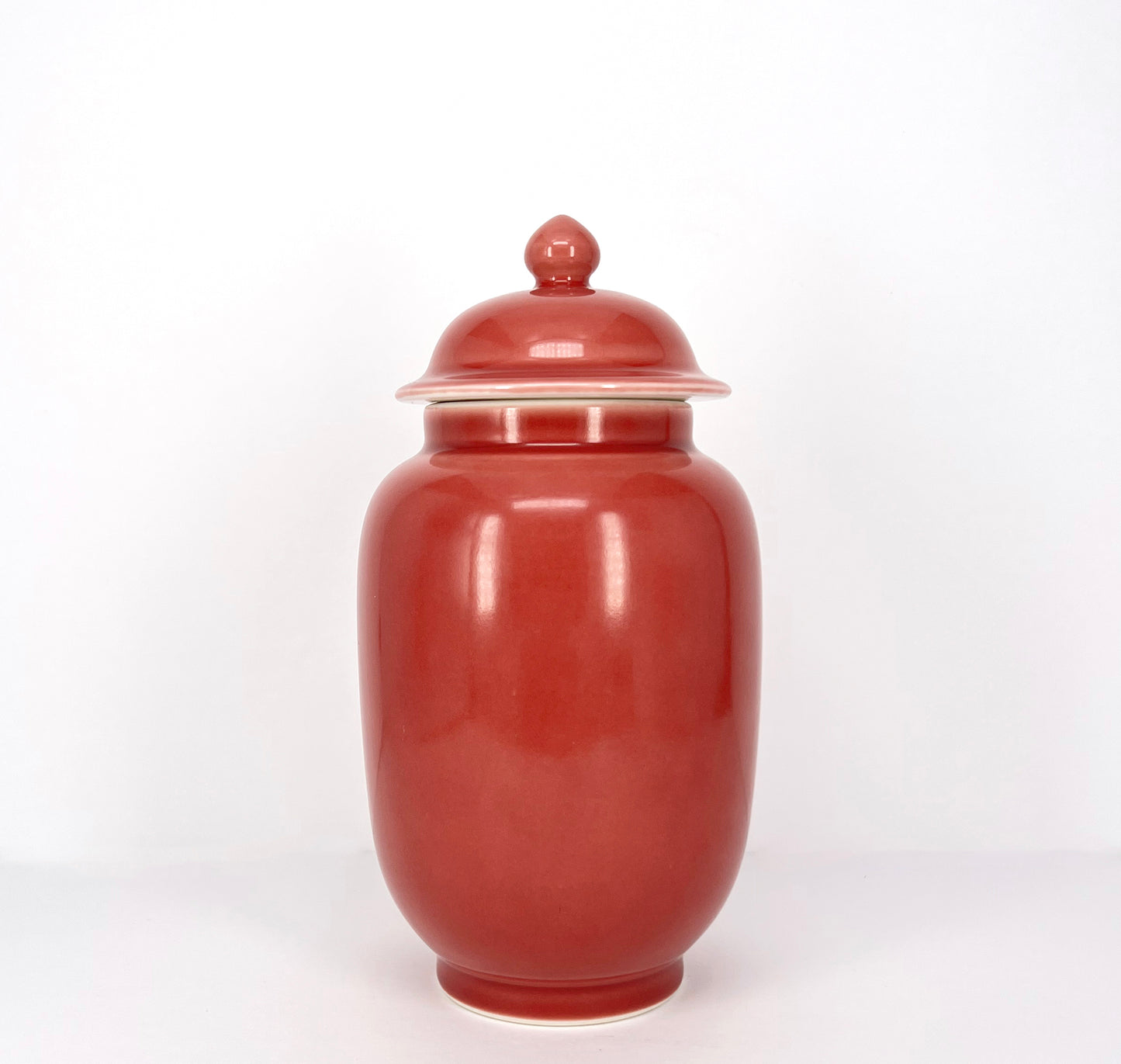 Xiaofangyao: Peach Glaze General's Jar|晓芳窑:桃红釉将军罐