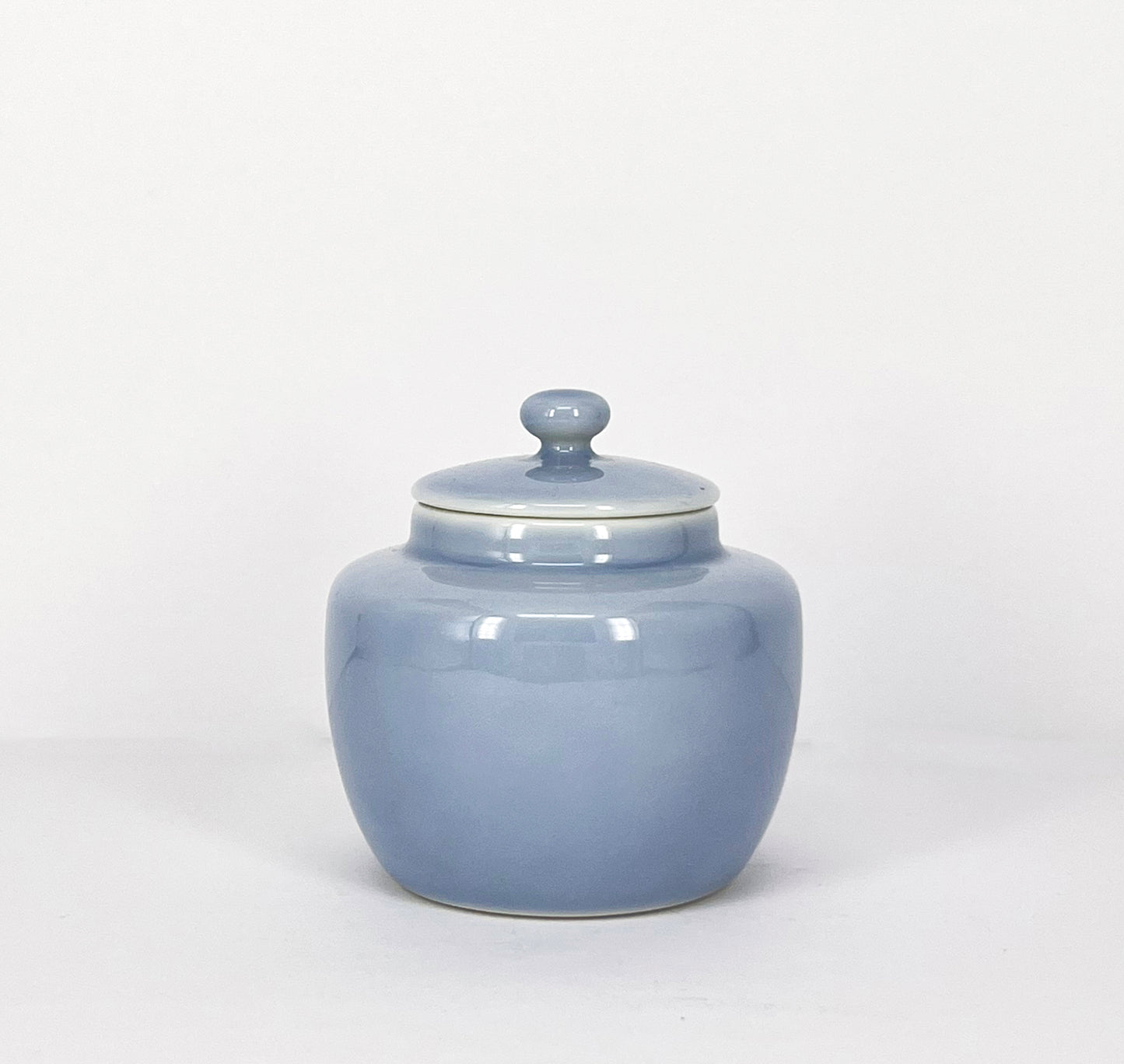 Xiaofangyao: Blue Glaze Tea Jar|晓芳窑:天蓝釉茶叶罐